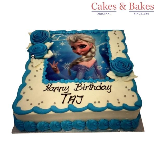 FROZEN ELSA PHOTO CAKE WPC-070