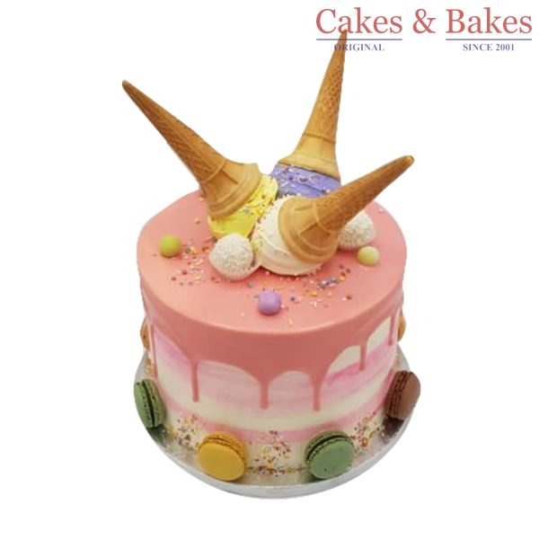 Ice Cream Cone Tower Cake (WTC-140)