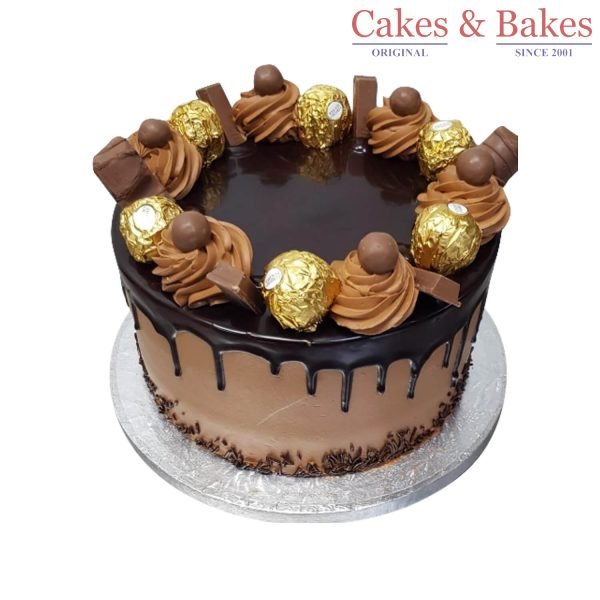 Chocolate Truffle Tower Cake (WTC-030)