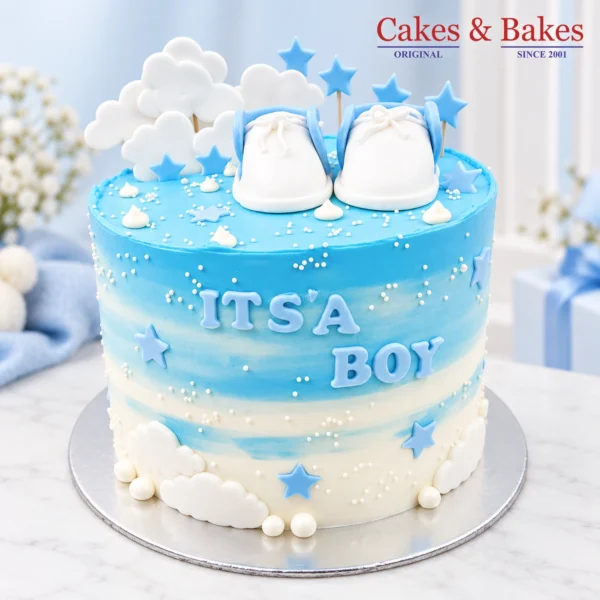 Baby Boy Cloud Cake