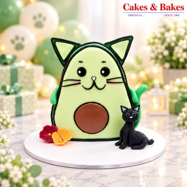 Cute Cat Birthday Cake