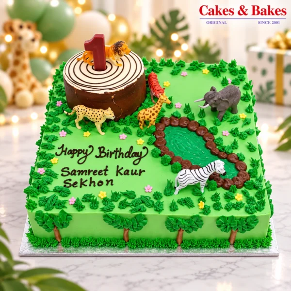 Dinosaur Adventure Cake