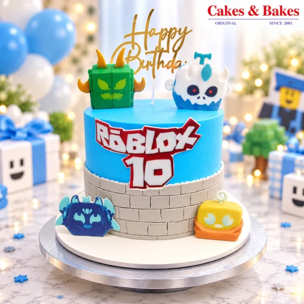Roblox Tenth Birthday Cake