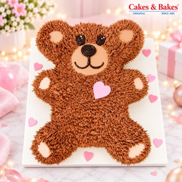 Teddy Bear Shape Cake